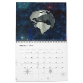 宇宙の芸術 カレンダー (2月 2026)