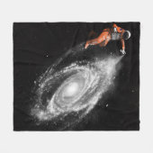 宇宙の芸術| Florent Bodart フリースブランケット (正面(横))