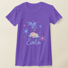 宇宙の蓮の進化Tシャツ Tシャツ