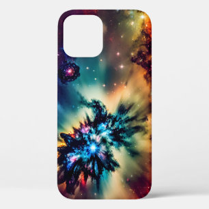 宇宙の藍色の神秘的な魅惑の風景 iPhone 12 PROケース