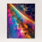 宇宙の藍雲が星間のシーンを爆破 ジグソーパズル (縦)