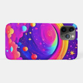 宇宙の虹色惑星アート Case-Mate iPhoneケース (裏面(横))