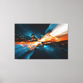 宇宙の融合 キャンバスプリント (正面)