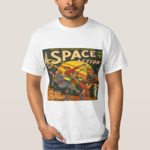 宇宙の行為#1のクラシックな漫画本カバー Tシャツ