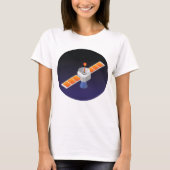 宇宙の衛星 Tシャツ (正面)