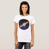 宇宙の衛星 Tシャツ (正面フル)