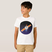 宇宙の衛星 Tシャツ (正面フル)