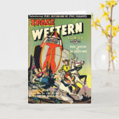 宇宙の西部のメッセージカード カード (黄色い花)