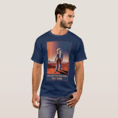 宇宙の訪問火星 Tシャツ (正面フル)
