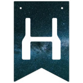 宇宙の誕生日お祝いバuntingフラグサイン バンティングフラッグ (第2の旗)