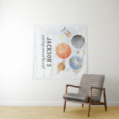 宇宙の誕生日ウェルカムサイン タペストリー (インサイチュ(横))