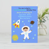 宇宙の誕生日パーティーの招待状... 招待状 (スタンド正面)