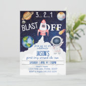 宇宙の誕生日パーティーへの招待状 招待状 (スタンド正面)