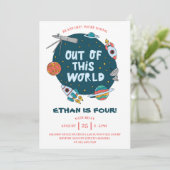 宇宙の誕生日パーティー 極上の体験 招待状 (スタンド正面)