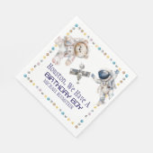 宇宙の誕生日ペーパーナプキン スタンダードランチョンナプキン (角)