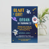 宇宙の誕生日招待状 招待状 (スタンド正面)