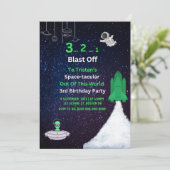 宇宙の誕生日招待状 招待状 (スタンド正面)