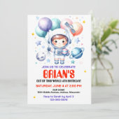 宇宙の誕生日招待状 招待状 (スタンド正面)