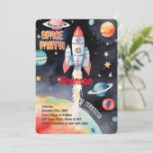 宇宙の誕生日 招待状 (スタンド正面)