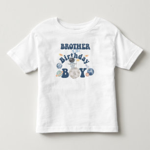 宇宙の誕生日Tシャツ-誕生日ボーイの弟 トドラーTシャツ