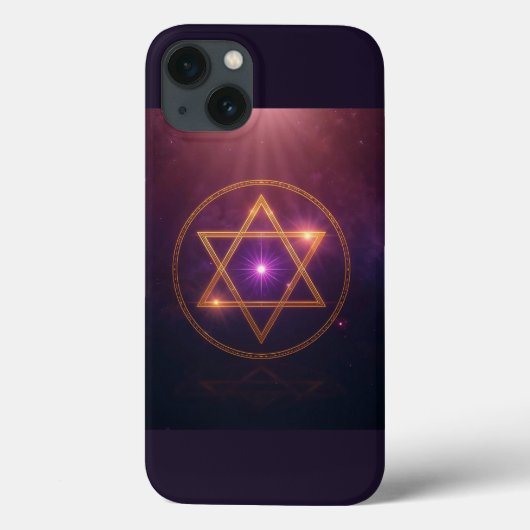 宇宙の調和の光る星 Case-Mate iPhoneケース (裏面)