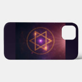 宇宙の調和の光る星 Case-Mate iPhoneケース (裏面 (横))