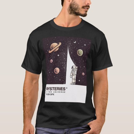 宇宙の謎 Tシャツ (正面)