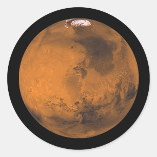 宇宙の赤い惑星を傷つけます ラウンドシール