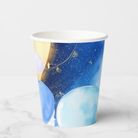 宇宙の赤ちゃんシャワームーンアンドスターインスパイアズ 紙コップ (裏面)