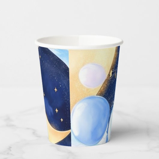 宇宙の赤ちゃんシャワームーンアンドスターインスパイアズ 紙コップ (左)