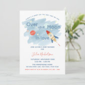 宇宙の赤ん坊が月にシャワー 招待状 (スタンド正面)