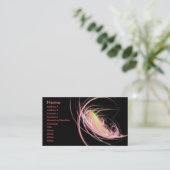 宇宙の軽いプロフィールカード 名刺 (スタンド正面)