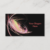 宇宙の軽いプロフィールカード 名刺 (裏面)