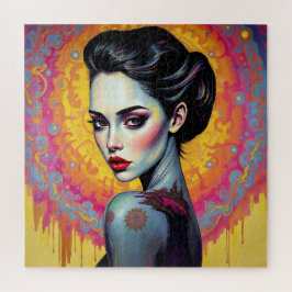 宇宙の輝きの神秘的な美しい ジグソーパズル