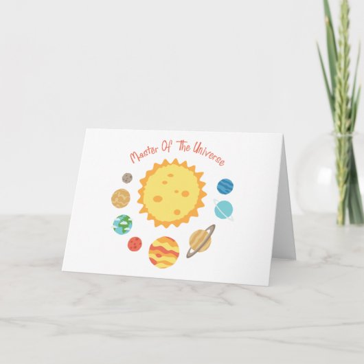 宇宙の達人 カード (正面)