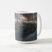 宇宙の都市 コーヒーマグカップ (正面右)