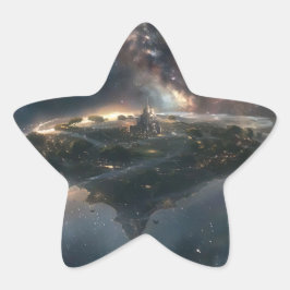宇宙の都市 星シール