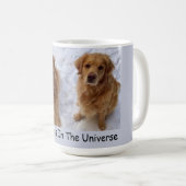 宇宙の金最高の金のレトリバー コーヒーマグカップ (正面右)