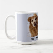 宇宙の金最高の金のレトリバー コーヒーマグカップ (左)