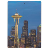 宇宙の針および都心のシアトル クリップボード (裏面)