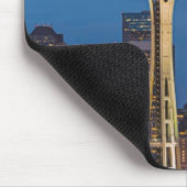 宇宙の針および都心のシアトル マウスパッド (コーナー)