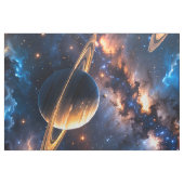 宇宙の銀河と惑星のデザイン 星 雲 ファブリック (ファットクウォーター)
