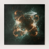 宇宙の銀河爆発の隣の幽霊の精神 ジグソーパズル (横)