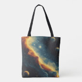 宇宙の銀河系 トートバッグ (裏面)