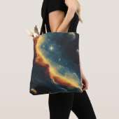 宇宙の銀河系 トートバッグ (クローズアップ)