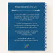 宇宙の門の下の宇宙飛行士 プレミアム ノートブック (裏面)