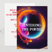 宇宙の門 招待状 (正面/裏面)