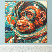 宇宙の霊長類 キャンバスプリント (インサイチュ (ウッドフロア))