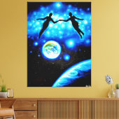 宇宙の霊長類 キャンバスプリント (インサイチュ (リビング))