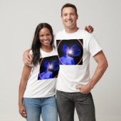 宇宙の青い女性 Tシャツ (ユニセックス)